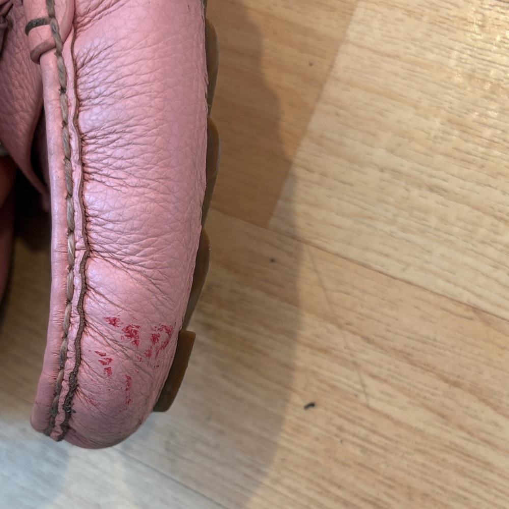 Coach Blush Leather Loafers with Silver Accents - Picture 3 of 5